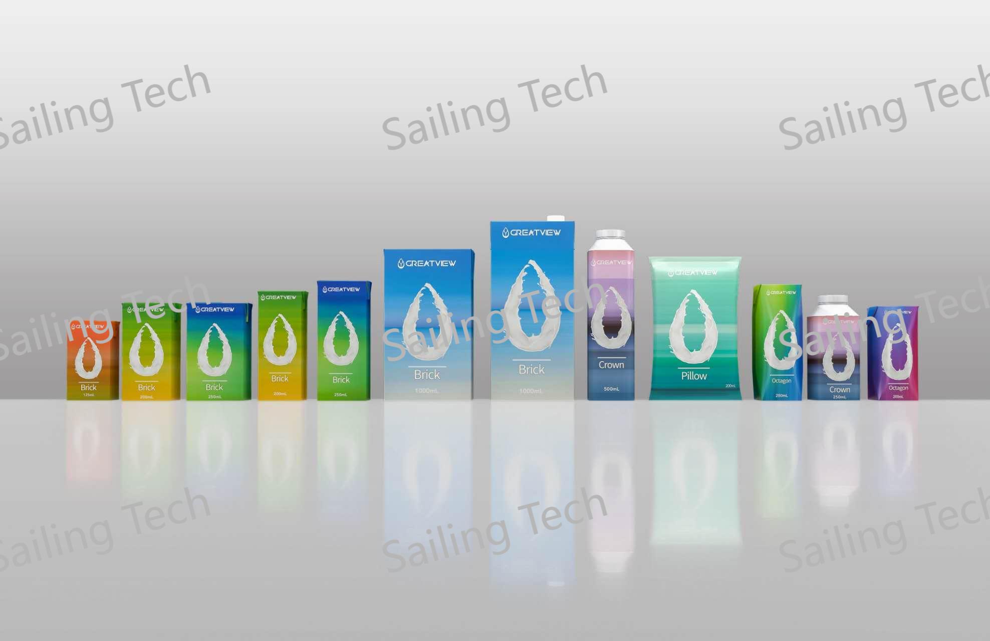 Roll fed Tetra Pak Packaging Material Greatview Aseptic Packing Material